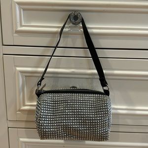 Sparkly silver purse, never worn